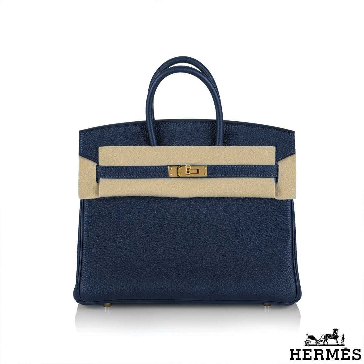 Hermes Birkin 25 Bleu Nuit Togo Gold Hardware #T - Vendome Monte Carlo